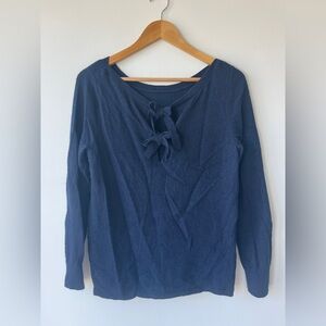 Banana Republic Deep Blue Knit Top, large